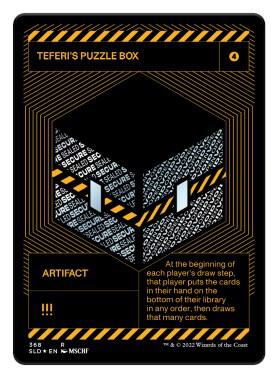 Teferi's Puzzle Box (Silver Laminate) - 368 Secret Lair Drop Series