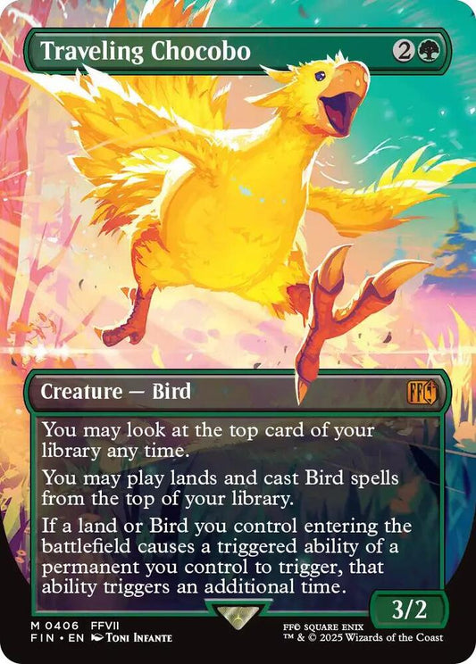 Traveling Chocobo (Borderless) - 0406 FIN